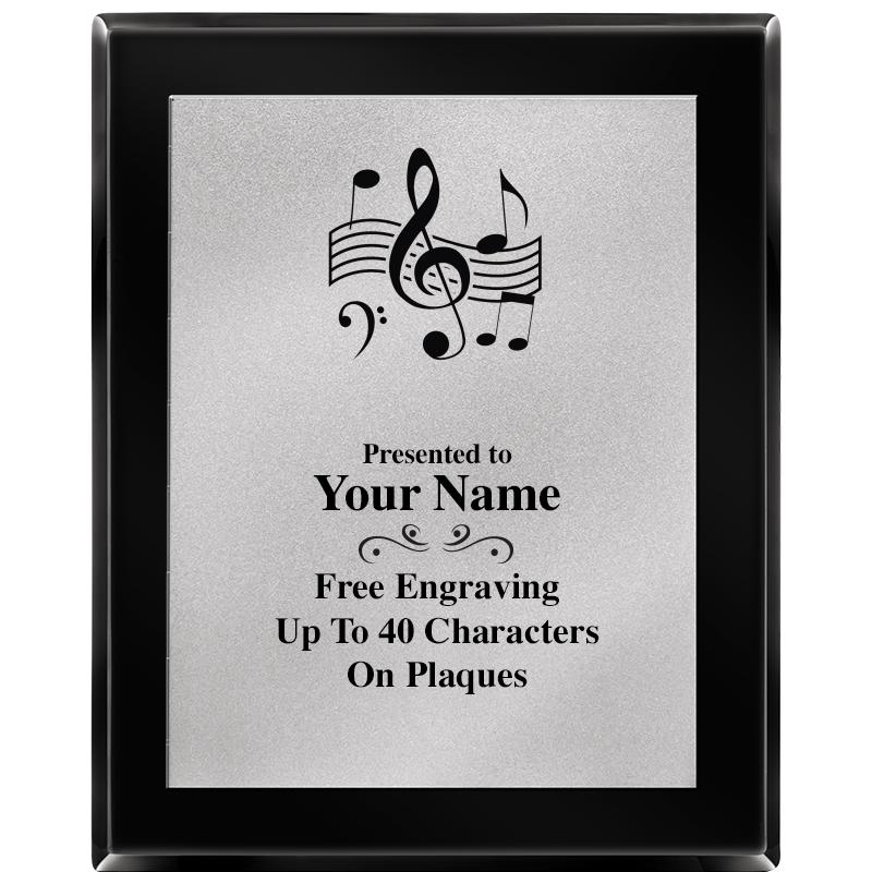 8X10 EB PIANO PLQ MATTE SV PLT