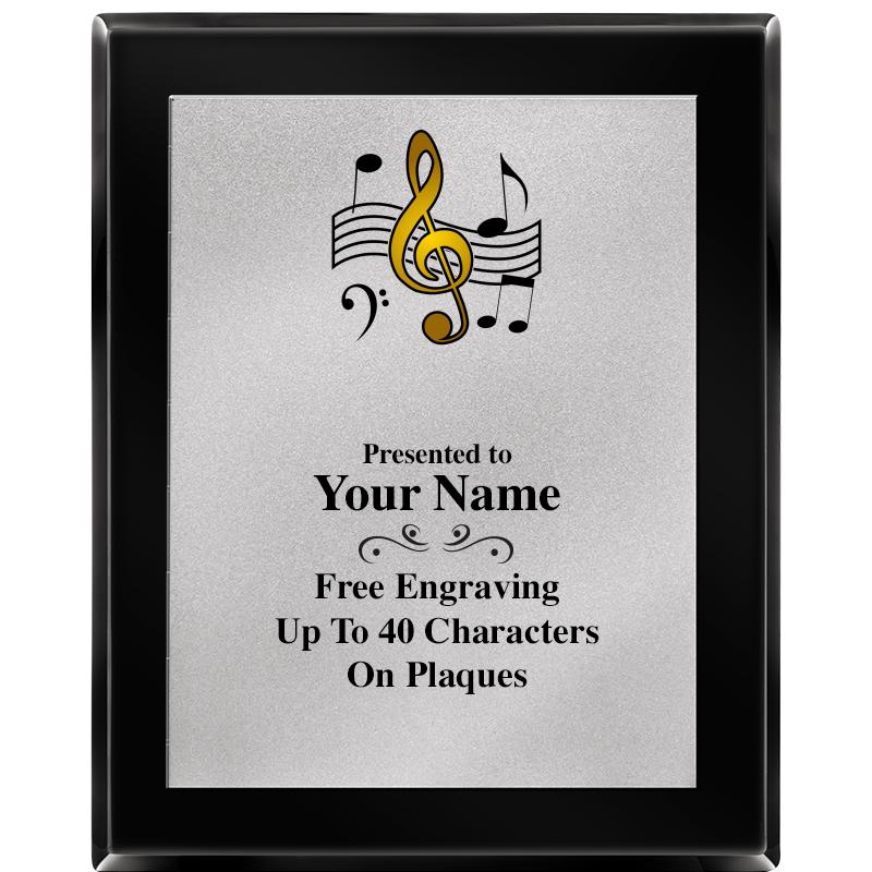 8X10 EB PIANO PLQ MATTE SV PLT