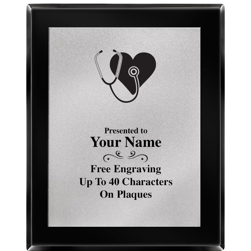 8X10 EB PIANO PLQ MATTE SV PLT