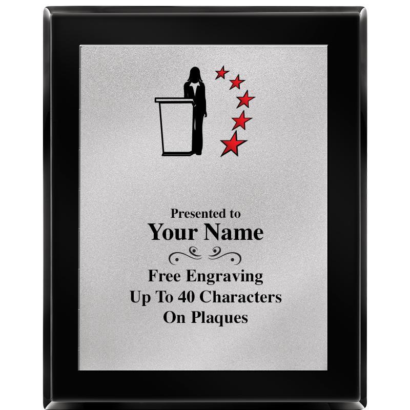 8X10 EB PIANO PLQ MATTE SV PLT