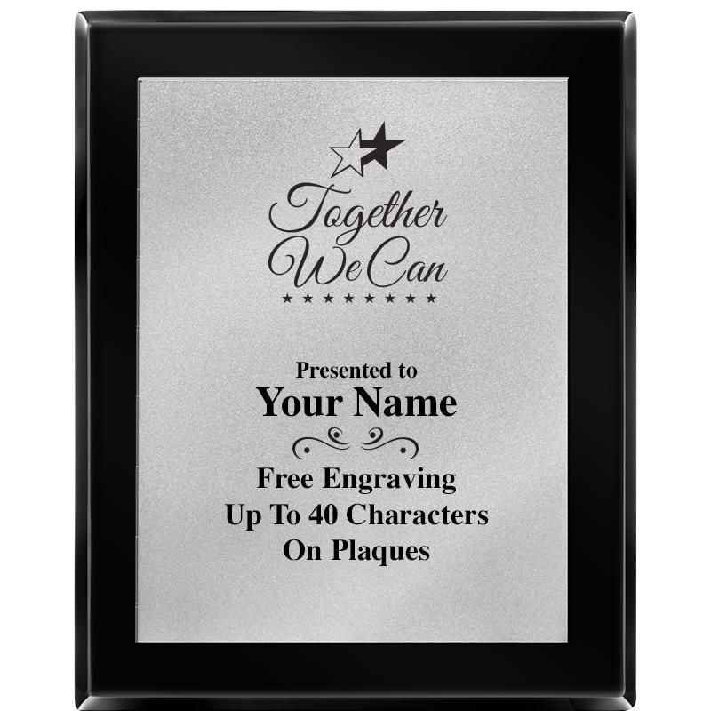 8X10 EB PIANO PLQ MATTE SV PLT