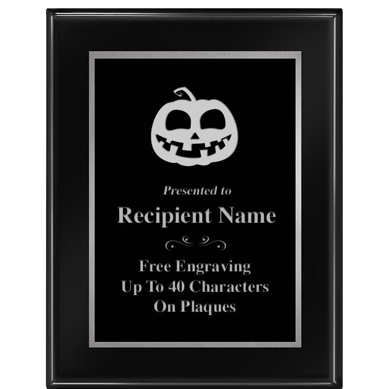 7"X9" GLOSSED EBONY PLAQUE SV