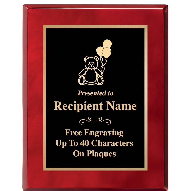 7X9 GOLD TRIM RW PIANO PLQ