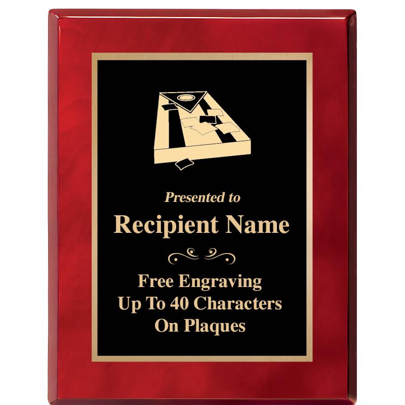 7X9 GOLD TRIM RW PIANO PLQ