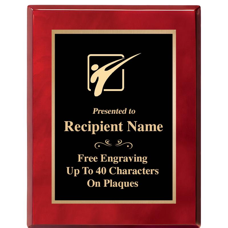 7X9 GOLD TRIM RW PIANO PLQ