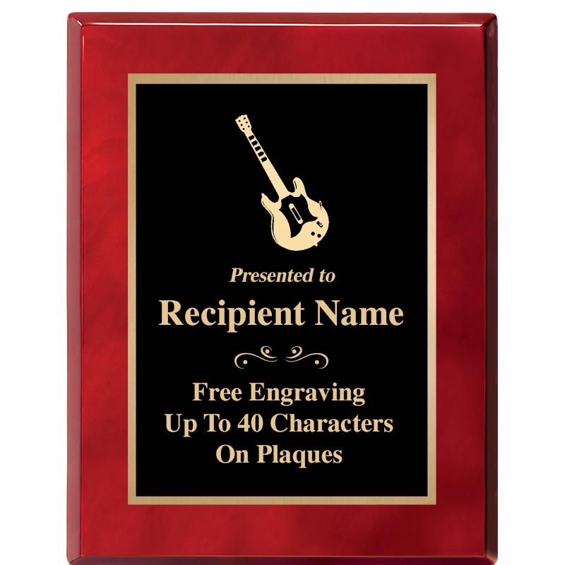 7X9 GOLD TRIM RW PIANO PLQ