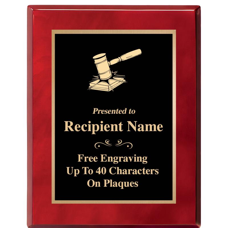 7X9 GOLD TRIM RW PIANO PLQ