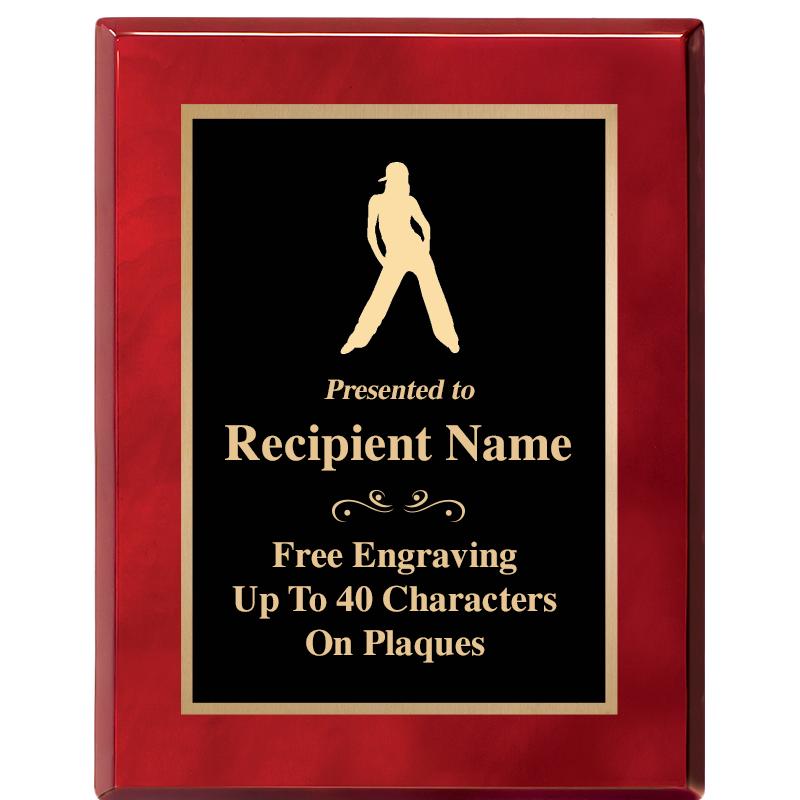 7X9 GOLD TRIM RW PIANO PLQ