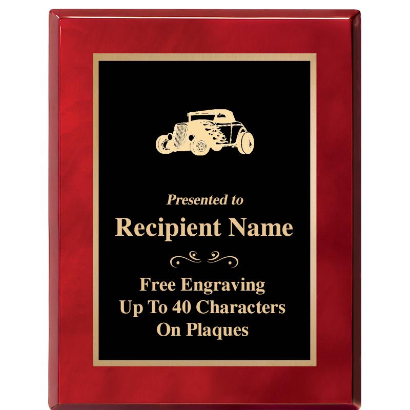 7X9 GOLD TRIM RW PIANO PLQ