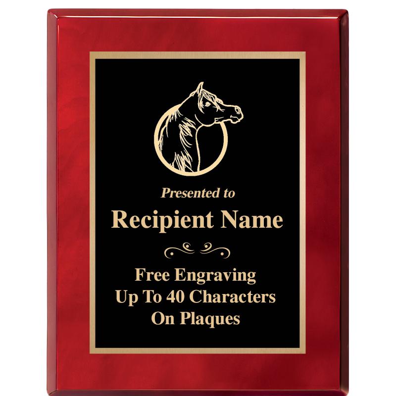 7X9 GOLD TRIM RW PIANO PLQ