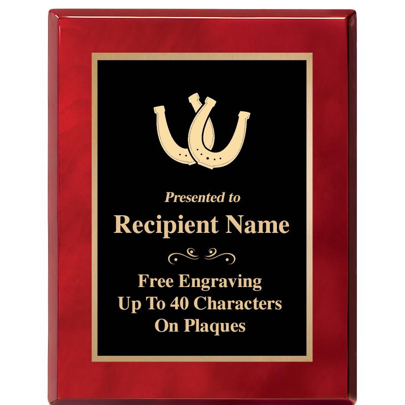 7X9 GOLD TRIM RW PIANO PLQ