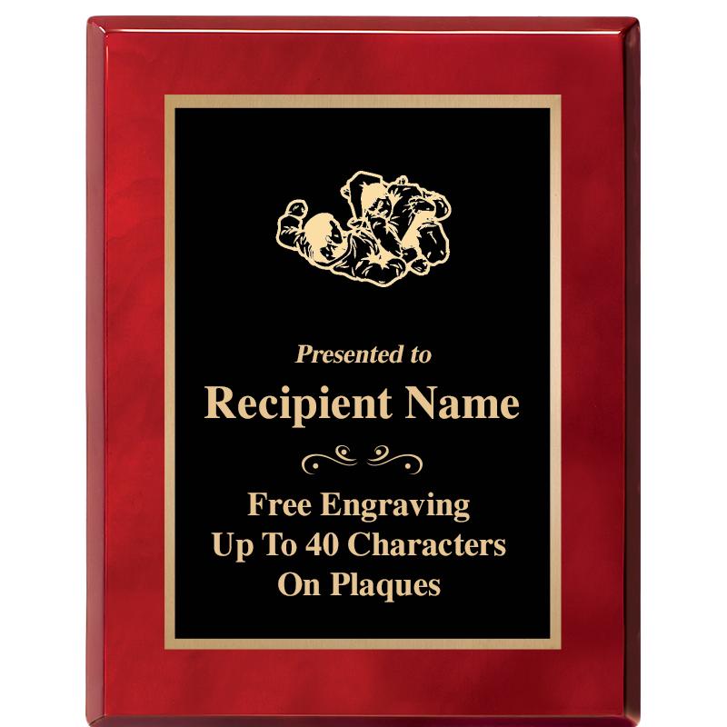 7X9 GOLD TRIM RW PIANO PLQ