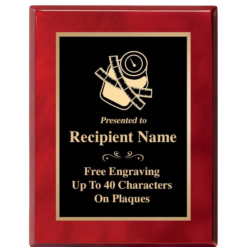 7X9 GOLD TRIM RW PIANO PLQ