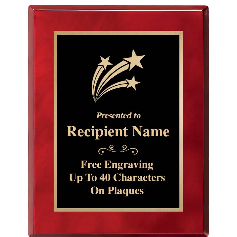 7X9 GOLD TRIM RW PIANO PLQ