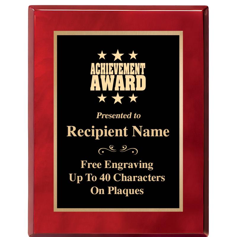 7X9 GOLD TRIM RW PIANO PLQ