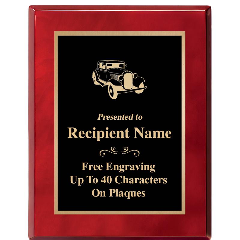 7X9 GOLD TRIM RW PIANO PLQ