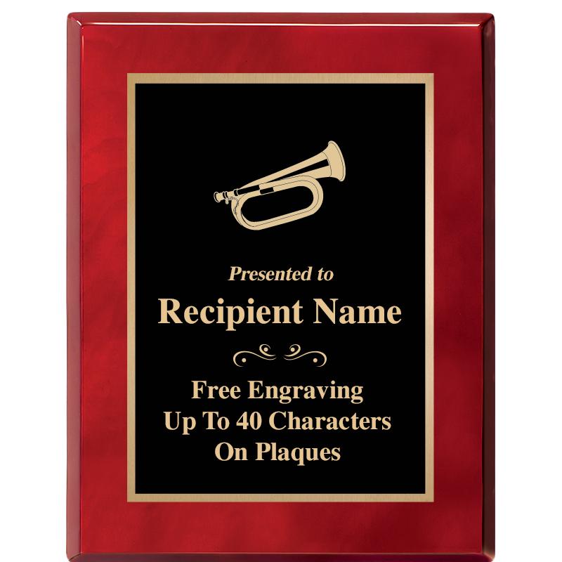 7X9 GOLD TRIM RW PIANO PLQ