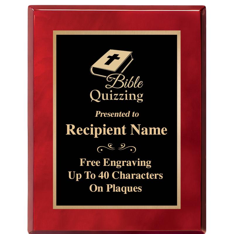 7X9 GOLD TRIM RW PIANO PLQ