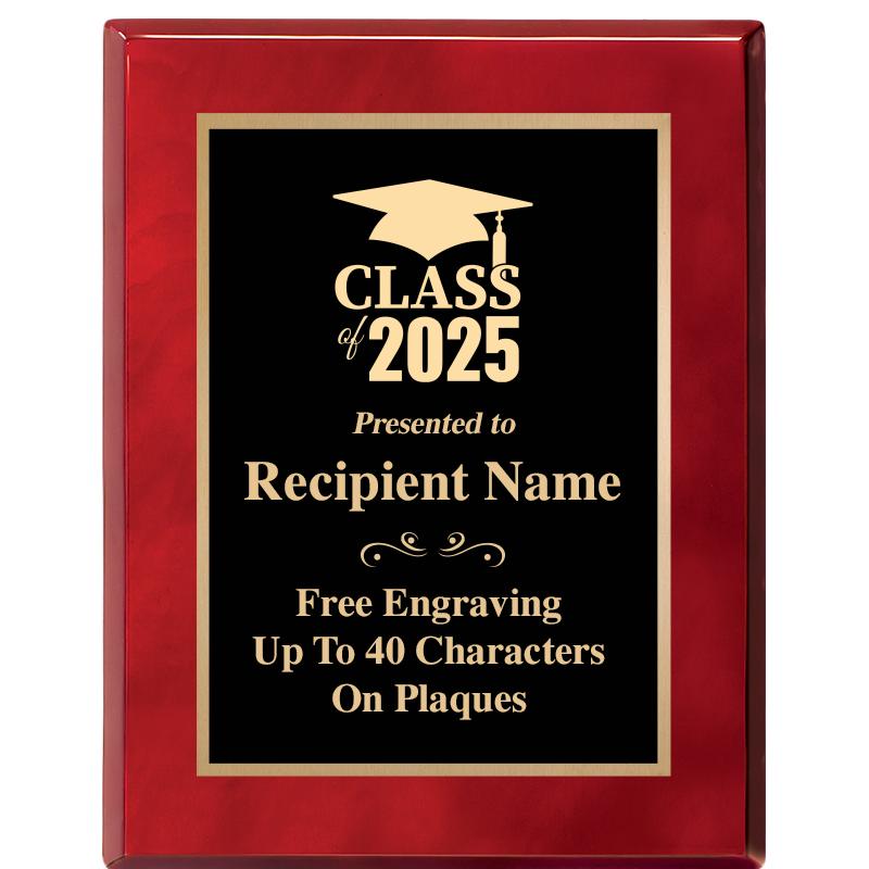 7X9 GOLD TRIM RW PIANO PLQ