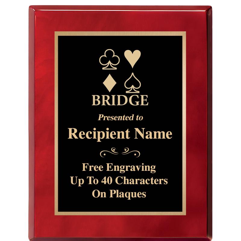 7X9 GOLD TRIM RW PIANO PLQ