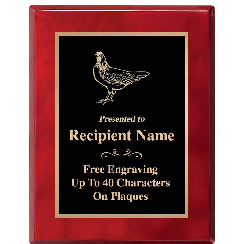 7X9 GOLD TRIM RW PIANO PLQ