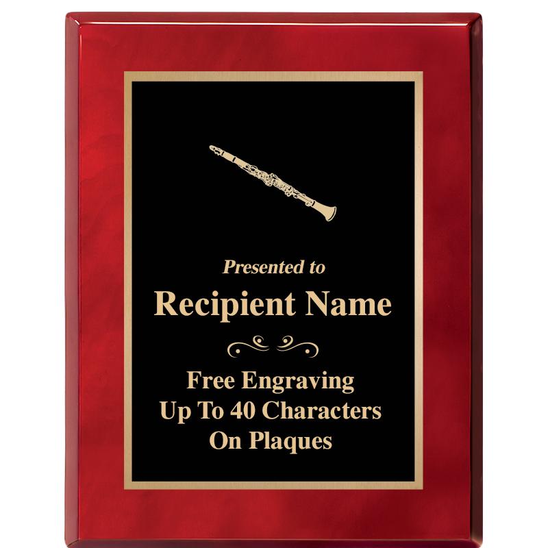 7X9 GOLD TRIM RW PIANO PLQ