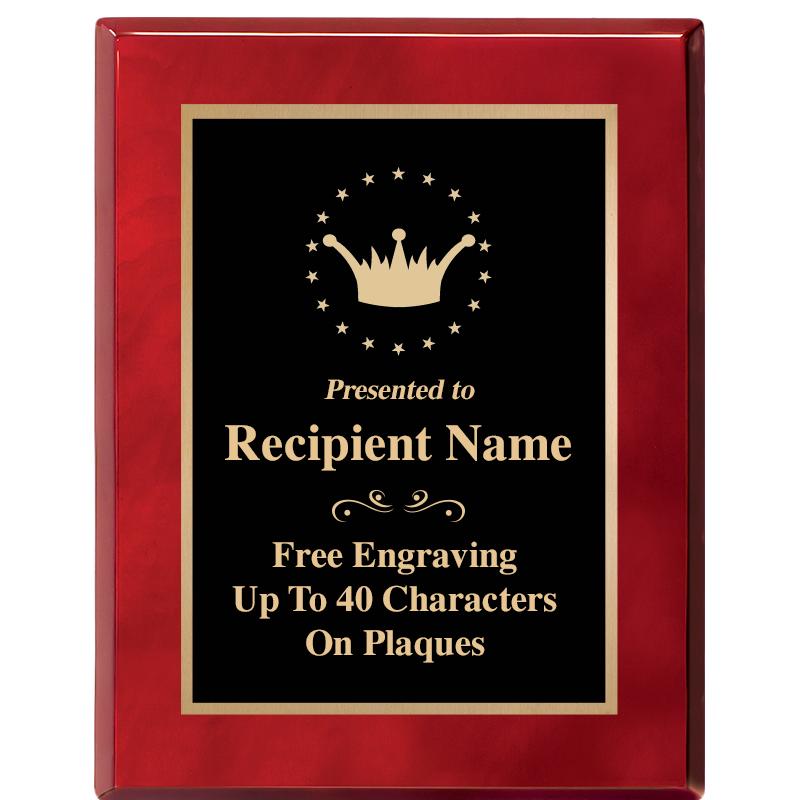 7X9 GOLD TRIM RW PIANO PLQ