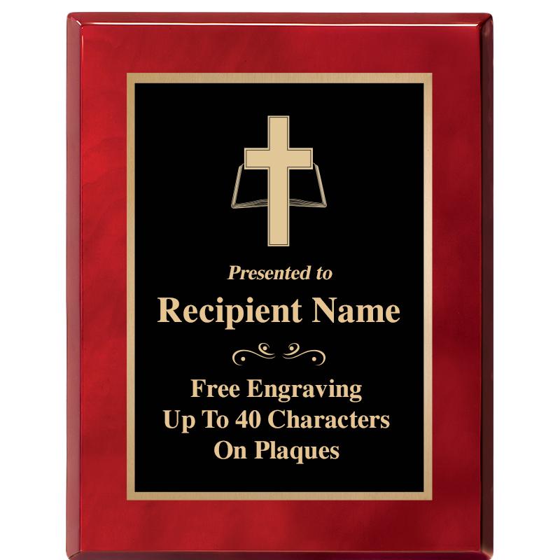 7X9 GOLD TRIM RW PIANO PLQ