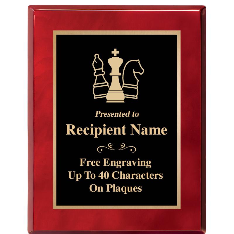 7X9 GOLD TRIM RW PIANO PLQ