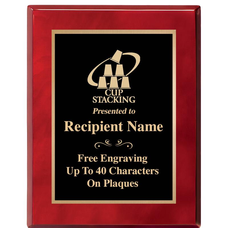 7X9 GOLD TRIM RW PIANO PLQ