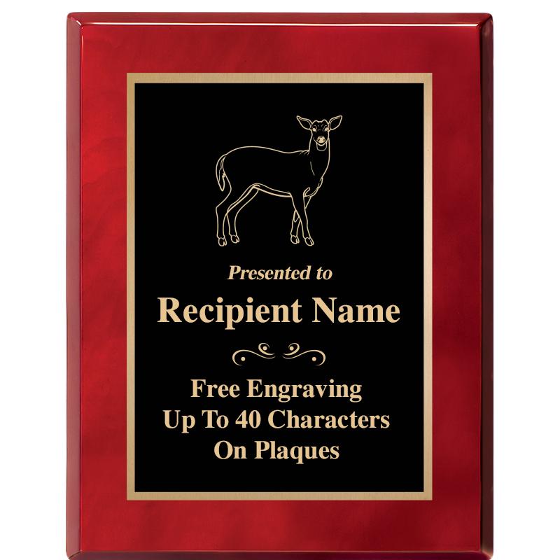 7X9 GOLD TRIM RW PIANO PLQ