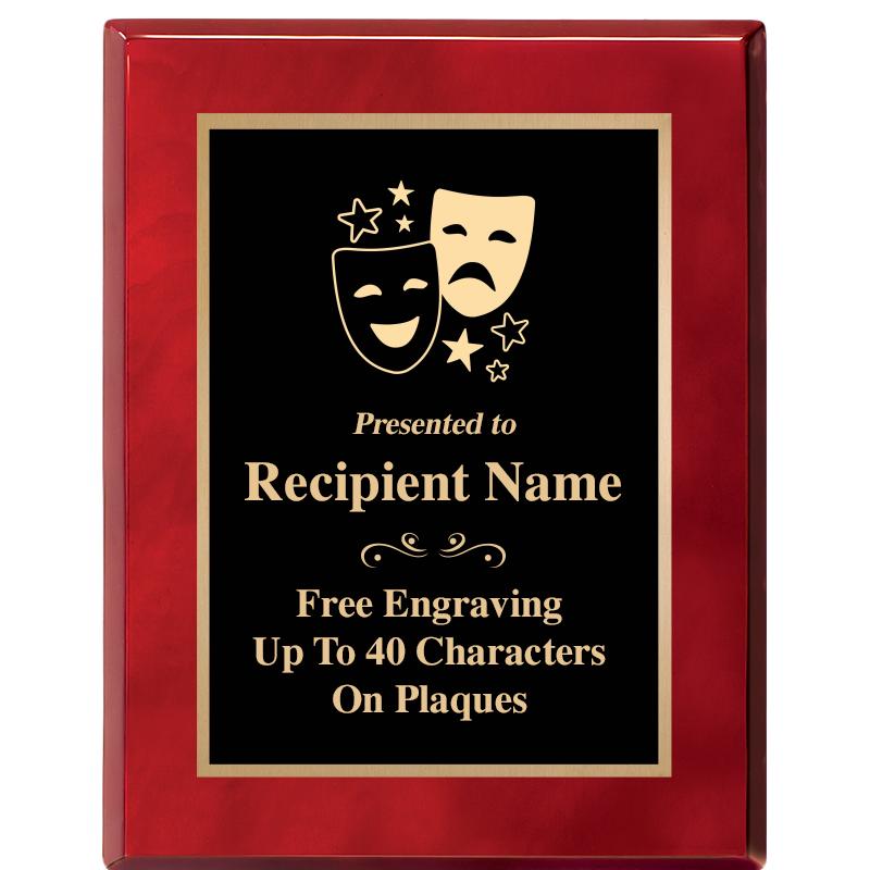 7X9 GOLD TRIM RW PIANO PLQ