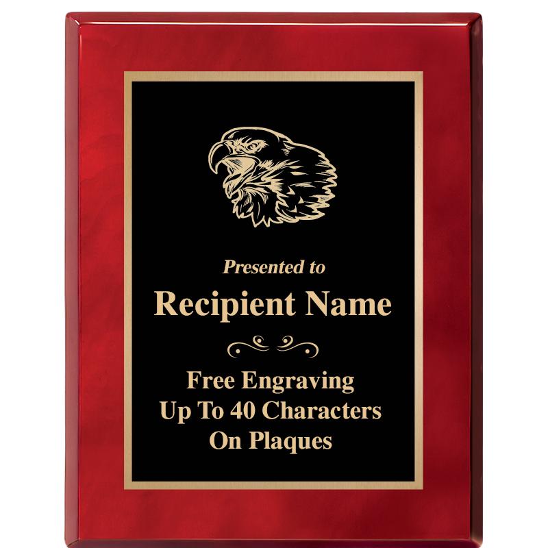 7X9 GOLD TRIM RW PIANO PLQ