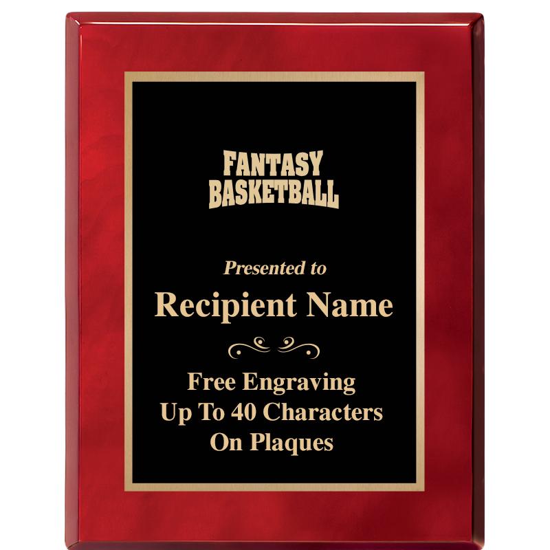 7X9 GOLD TRIM RW PIANO PLQ