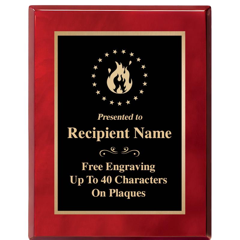 7X9 GOLD TRIM RW PIANO PLQ