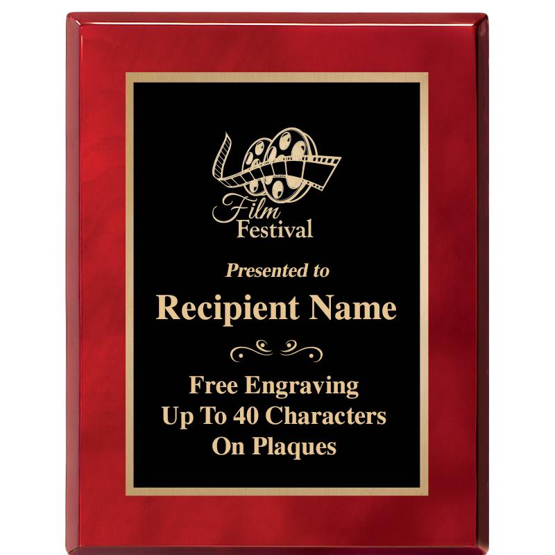 7X9 GOLD TRIM RW PIANO PLQ