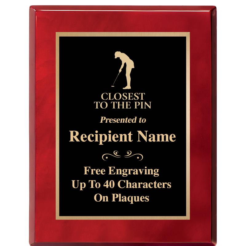 7X9 GOLD TRIM RW PIANO PLQ