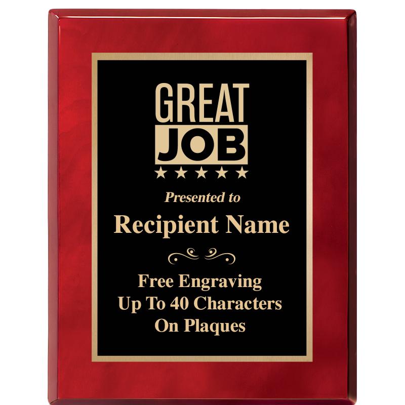 7X9 GOLD TRIM RW PIANO PLQ