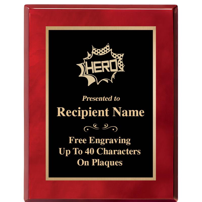 7X9 GOLD TRIM RW PIANO PLQ