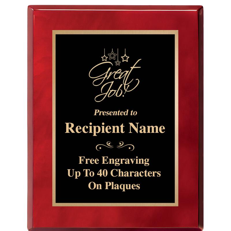 7X9 GOLD TRIM RW PIANO PLQ