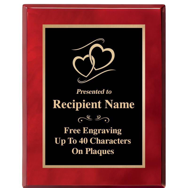 7X9 GOLD TRIM RW PIANO PLQ