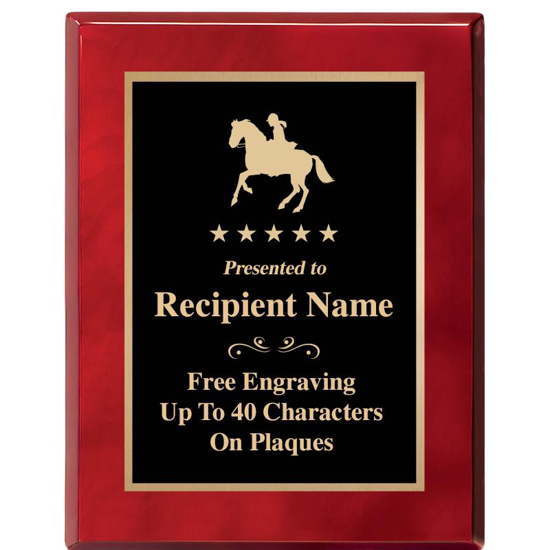 7X9 GOLD TRIM RW PIANO PLQ