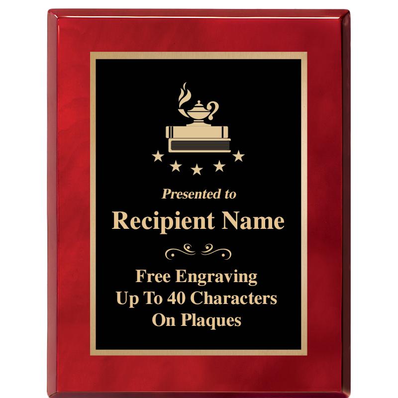 7X9 GOLD TRIM RW PIANO PLQ