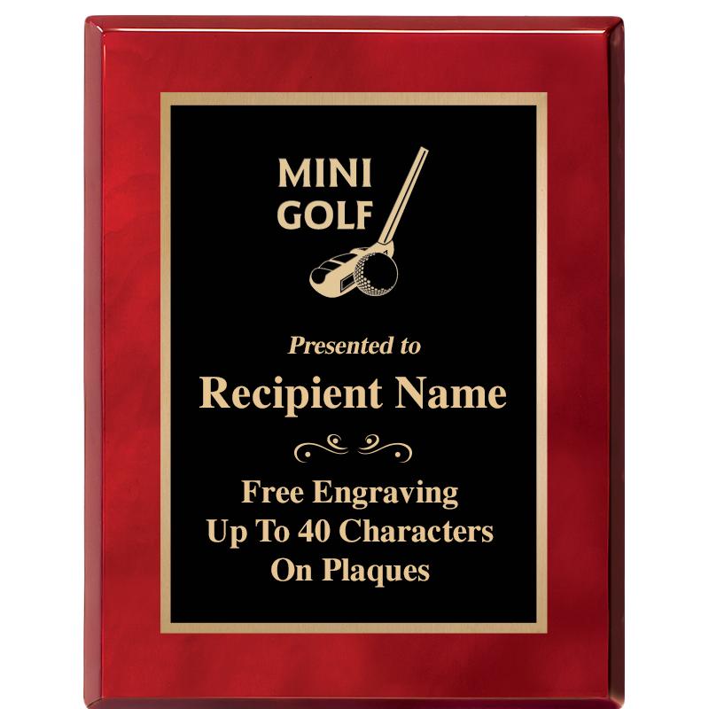 7X9 GOLD TRIM RW PIANO PLQ