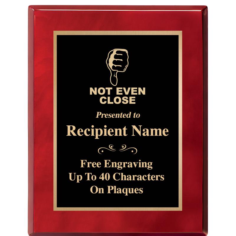 7X9 GOLD TRIM RW PIANO PLQ