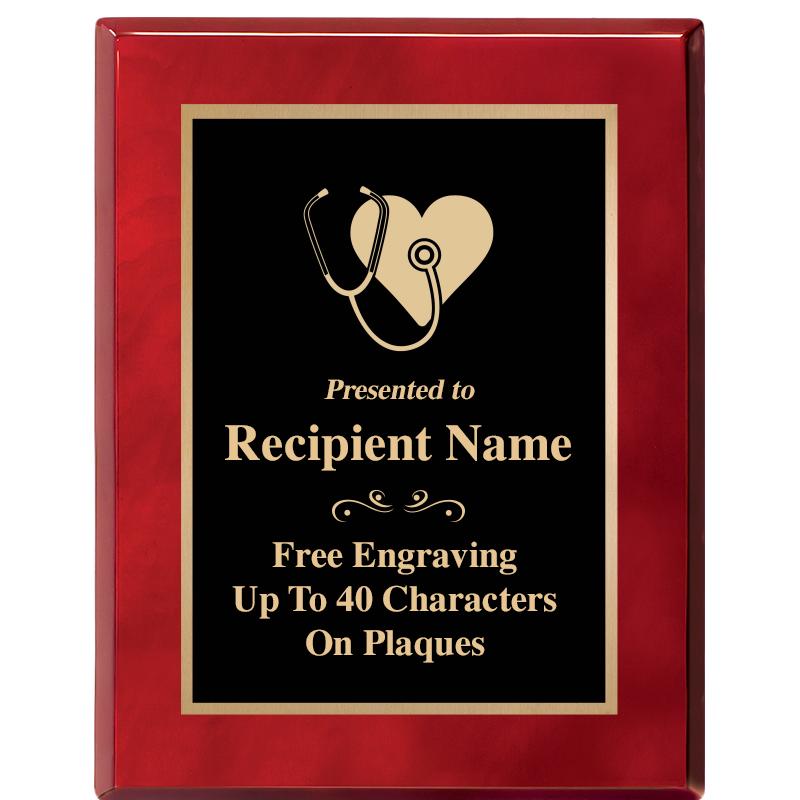 7X9 GOLD TRIM RW PIANO PLQ