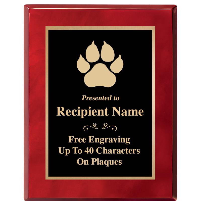 7X9 GOLD TRIM RW PIANO PLQ