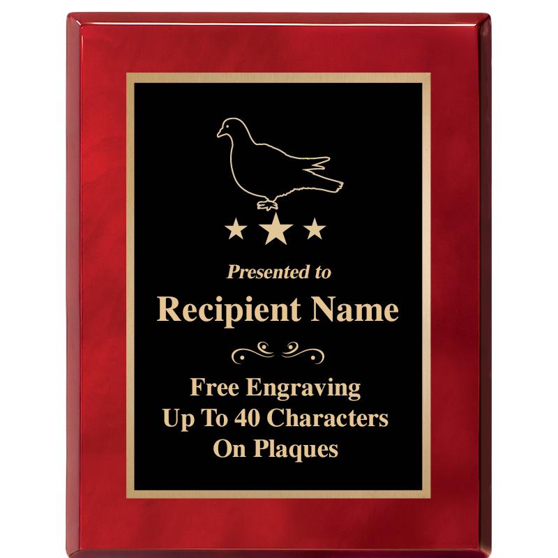 7X9 GOLD TRIM RW PIANO PLQ