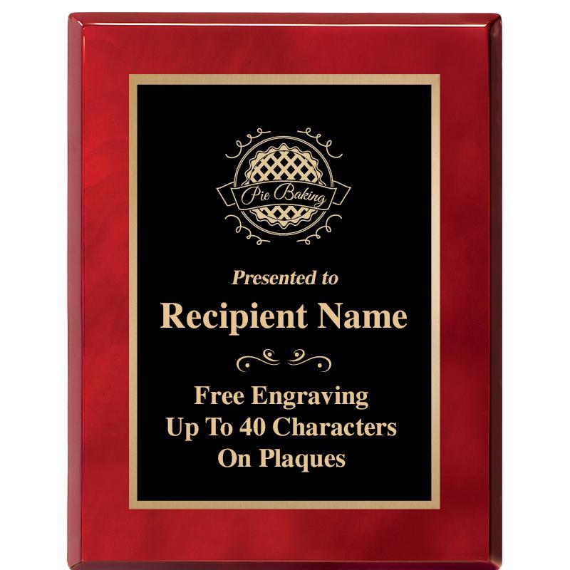 7X9 GOLD TRIM RW PIANO PLQ