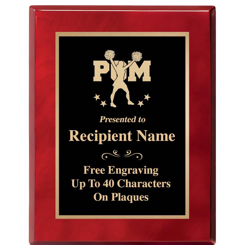 7X9 GOLD TRIM RW PIANO PLQ